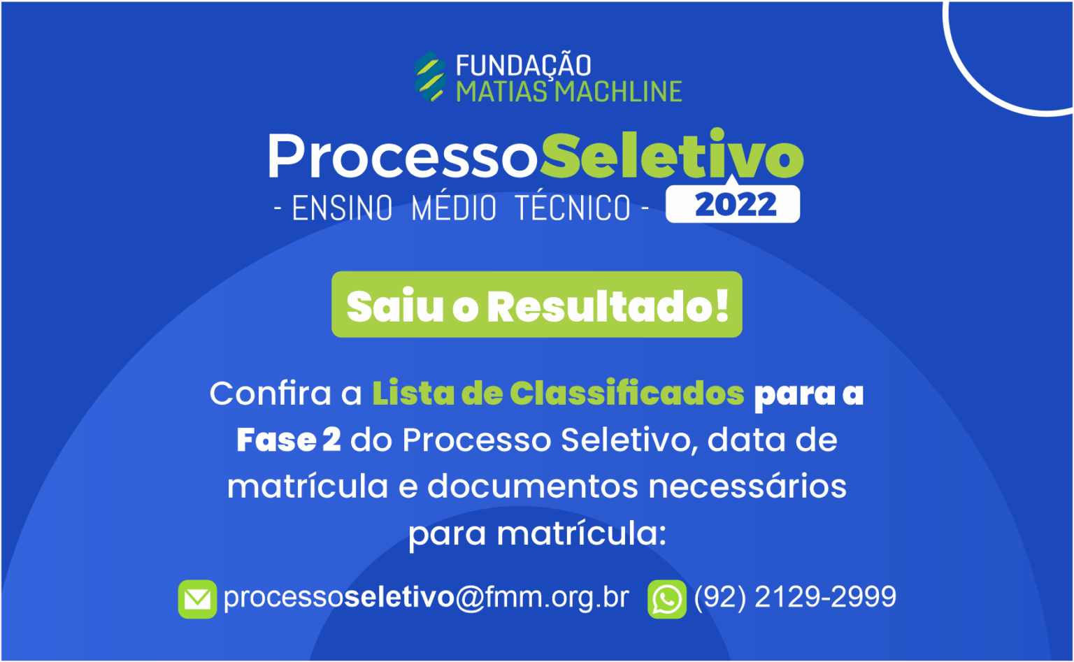 Processo Seletivo - Fundação Matias Machline